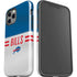 NFL Buffalo Bills White Striped iPhone 12 Pro Impact Case