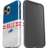 NFL Buffalo Bills White Striped iPhone 12 Pro Max Impact Case