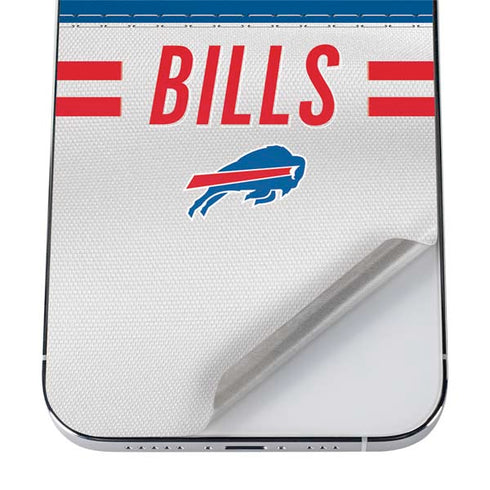 NFL Buffalo Bills White Striped iPhone 12 Pro Max Skin
