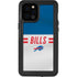 NFL Buffalo Bills White Striped iPhone 12 Pro Max Waterproof Case