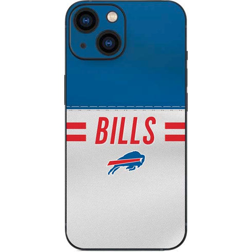 NFL Buffalo Bills White Striped iPhone 13 Mini Skin