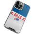 NFL Buffalo Bills White Striped iPhone 13 Pro Max Clear Case