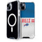NFL Buffalo Bills White Striped iPhone 15 Plus MagSafe Case