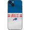 NFL Buffalo Bills White Striped iPhone 14 Plus Skin