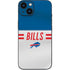 NFL Buffalo Bills White Striped iPhone 14 Plus Skin