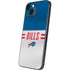 NFL Buffalo Bills White Striped iPhone 14 Plus Skin
