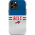 NFL Buffalo Bills White Striped iPhone 15 Pro Max Impact Case