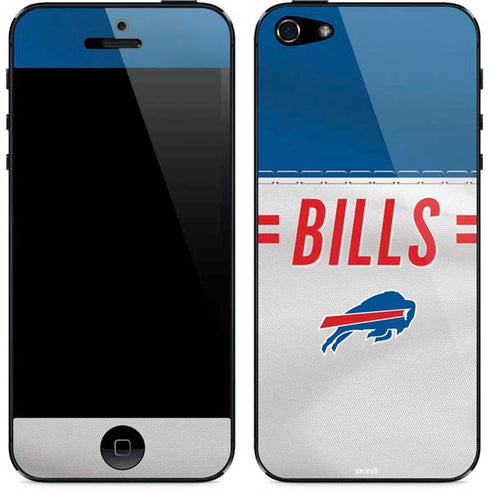 NFL Buffalo Bills White Striped iPhone 5/5s/5SE Skin