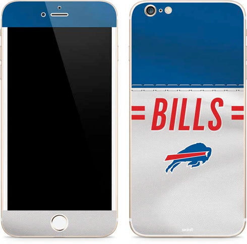 NFL Buffalo Bills White Striped iPhone 6/6s Plus Skin
