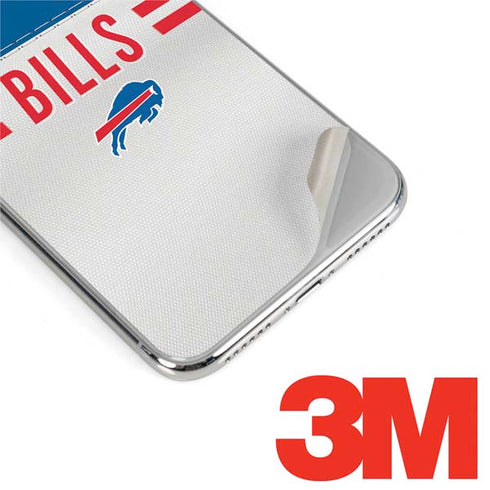 NFL Buffalo Bills White Striped iPhone XR Skin