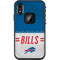 NFL Buffalo Bills White Striped LifeProof Fre iPhone Skin