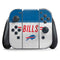NFL Buffalo Bills White Striped Nintendo Switch (2017-2021) Joy-Con Controller Skin