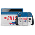 NFL Buffalo Bills White Striped Nintendo Switch OLED (2021) Skin