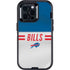 NFL Buffalo Bills White Striped Otterbox Defender iPhone Skin