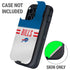 NFL Buffalo Bills White Striped Otterbox Defender iPhone Skin