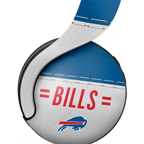 NFL Buffalo Bills White Striped PULSE 3D Wireless Headset for PS5 Skin