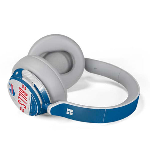 NFL Buffalo Bills White Striped Surface Headphones Skin
