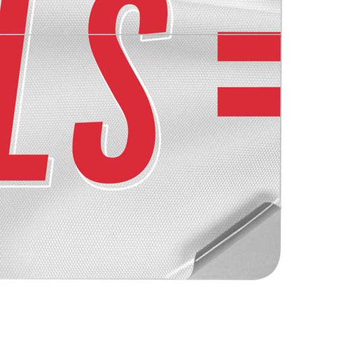 NFL Buffalo Bills White Striped Surface Laptop Studio Skin