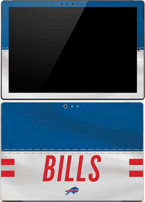 NFL Buffalo Bills White Striped Surface Pro 4 Skin