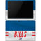 NFL Buffalo Bills White Striped Surface Pro 6 Skin