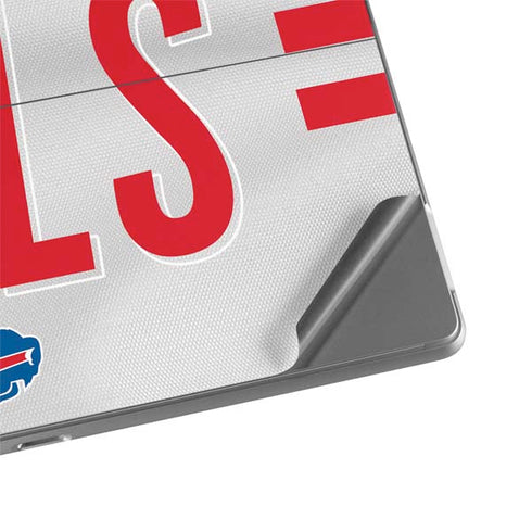 NFL Buffalo Bills White Striped Surface Pro 8 Skin