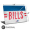 NFL Buffalo Bills White Striped Universal Laptop 12in (9.8 x 6.8in) Skin