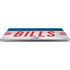 NFL Buffalo Bills White Striped Universal Laptop 15in (12.2 x 8.8in) Skin