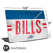 NFL Buffalo Bills White Striped Universal Laptop 17in (13.8 x 10in) Skin