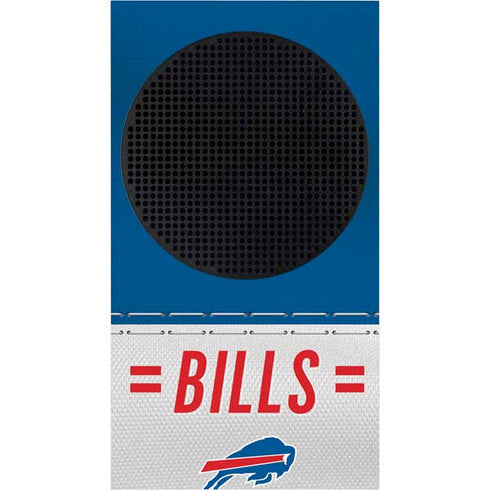NFL Buffalo Bills White Striped Xbox Series S Console Skin