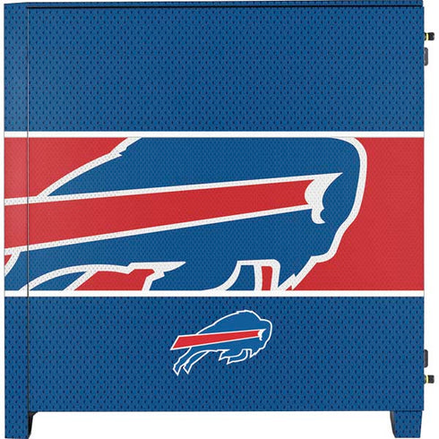 NFL Buffalo Bills Zone Block Corsair 4000D Tempered Glass Mid-Tower ATX Case Skin