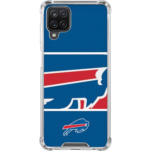 NFL Buffalo Bills Zone Block Galaxy A12 Clear Case