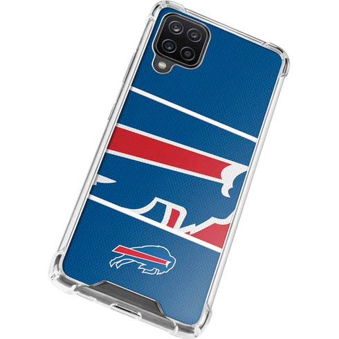 NFL Buffalo Bills Zone Block Galaxy A12 Clear Case