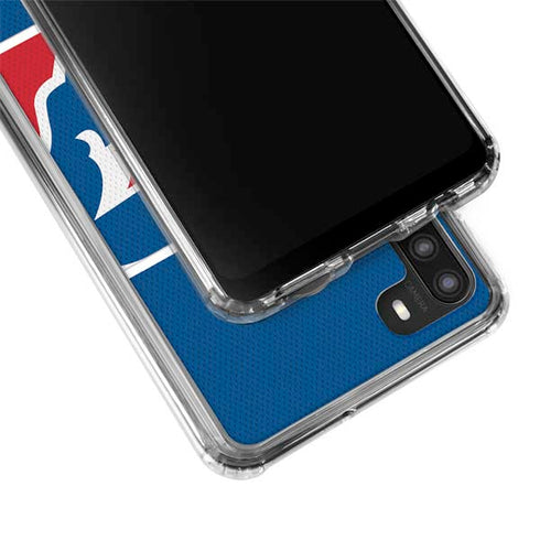 NFL Buffalo Bills Zone Block Galaxy A21 Clear Case