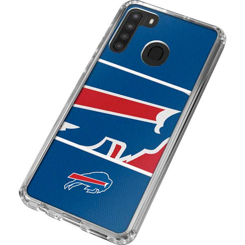 NFL Buffalo Bills Zone Block Galaxy A21 Clear Case