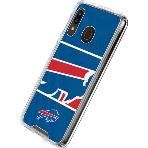 NFL Buffalo Bills Zone Block Galaxy A30 Clear Case