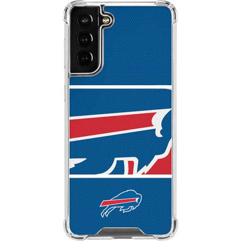 NFL Buffalo Bills Zone Block Galaxy S21 FE Clear Case