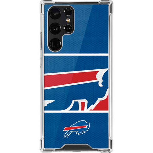NFL Buffalo Bills Zone Block Galaxy S22 Ultra Clear Case
