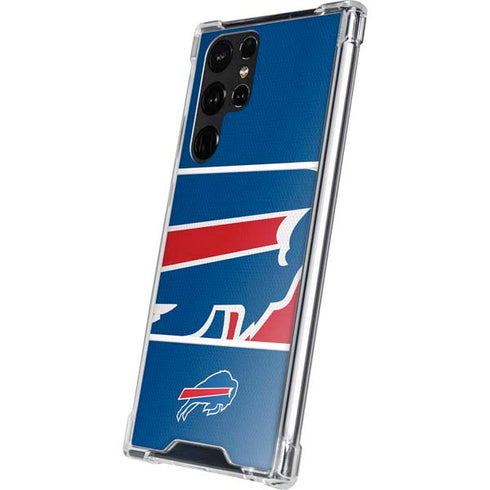 NFL Buffalo Bills Zone Block Galaxy S22 Ultra Clear Case