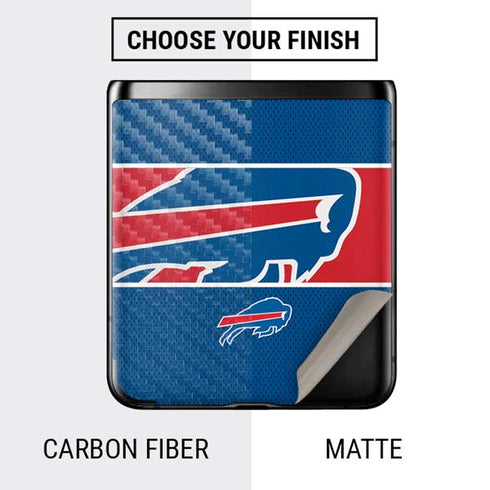NFL Buffalo Bills Zone Block Galaxy Z Flip Skin