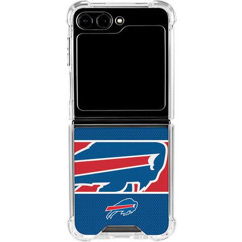 NFL Buffalo Bills Zone Block Galaxy Z Flip5 5G Clear Case