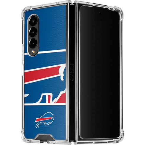 NFL Buffalo Bills Zone Block Galaxy Z Fold4 5G Clear Case