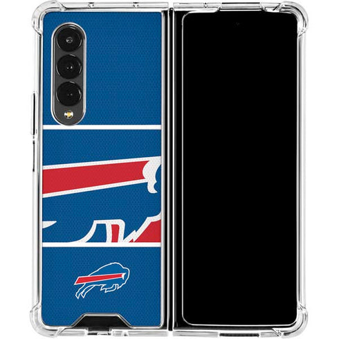 NFL Buffalo Bills Zone Block Galaxy Z Fold4 5G Clear Case