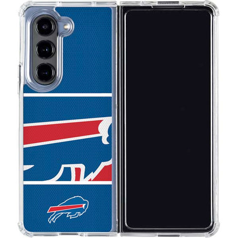 NFL Buffalo Bills Zone Block Galaxy Z Fold5 5G Clear Case
