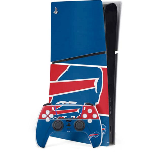 NFL Buffalo Bills Zone Block PS5 Slim Digital Edition Bundle Skin