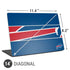 NFL Buffalo Bills Zone Block Universal Laptop 14in (11.4 x 8.2in) Skin