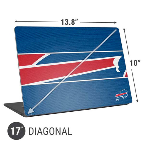 NFL Buffalo Bills Zone Block Universal Laptop 17in (13.8 x 10in) Skin