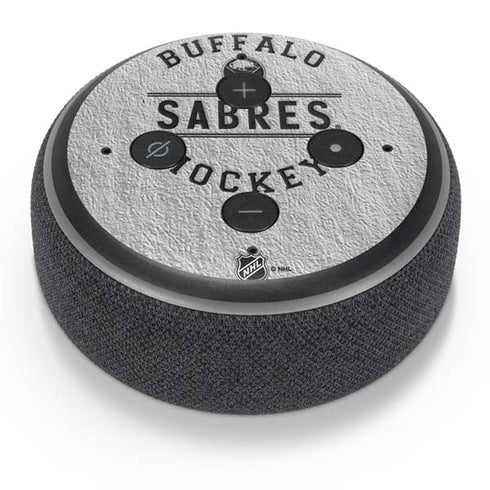 NHL Buffalo Sabres Black Text Amazon Echo Dot Skin