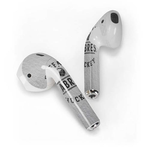 NHL Buffalo Sabres Black Text Apple AirPods Skin