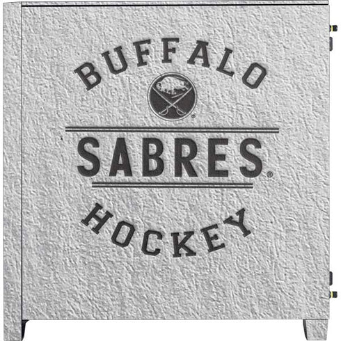 NHL Buffalo Sabres Black Text Corsair 4000D Tempered Glass Mid-Tower ATX Case Skin