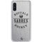 NHL Buffalo Sabres Black Text Galaxy A10e Clear Case